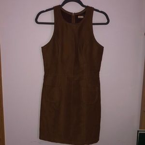 Hollister faux suede mini dress